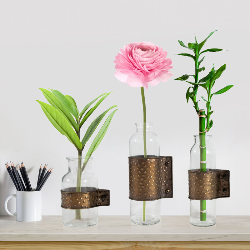 Garrett Handmade Glass Decorative Bottles