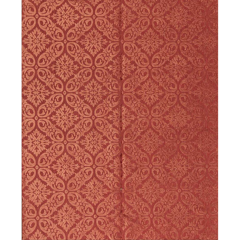 Jacquard Damask Area Rug in Red