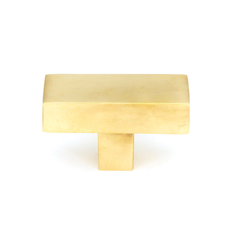 Bar Handle, Aged Brass