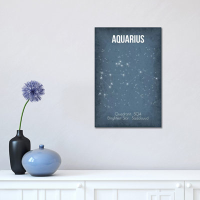 Aquarius by GetYourNerdOn - Wrapped Canvas Print