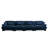 Super Comfort Oversized Modular Velvet Sectional Sofa With Movable Ottoman And Bolstered Armrests, Deep Seating Cloud Couch-1212065701