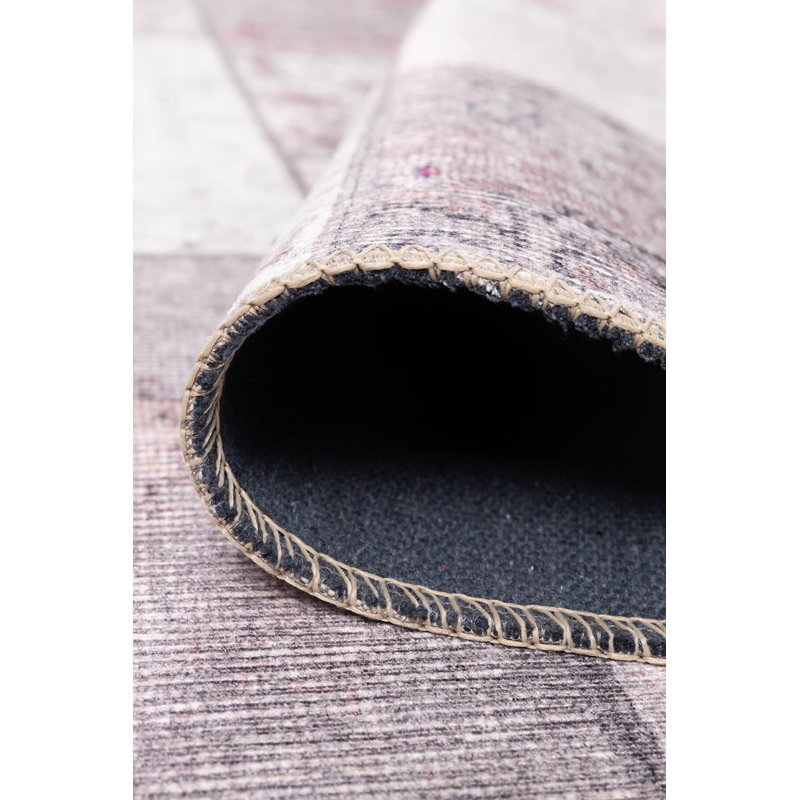 Premium Machine Carpet, 2.5 x 4.9 ft, Grey | 100% Polyester, 1850 g/m² | Pile Height: 0.2 in, Recycled Poly Cotton Underside | Eco-Friendly, Durable, Easy to Maintain | Perfect for Living Room & Office Spaces