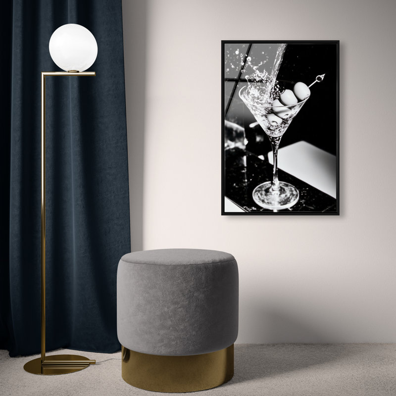 Chill Time III Print by Oliver Gal, 37"H x 25"W, Black Floater Frame