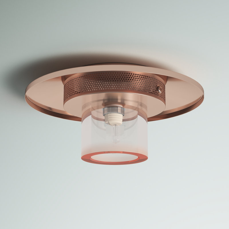 1 - Light 7" Simple Circle Flush Mount