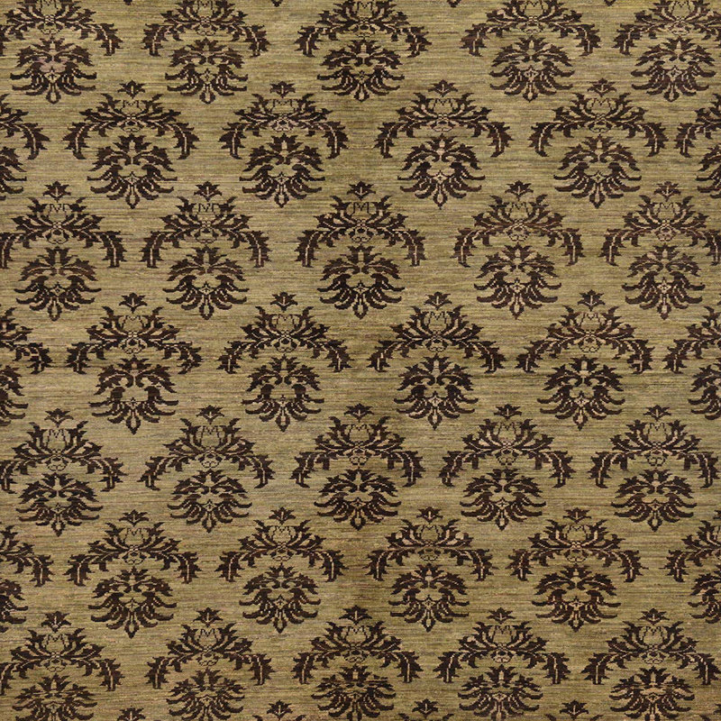 Floral Indoor Rug, Square 5'