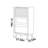Retro high quality furniture bookcase