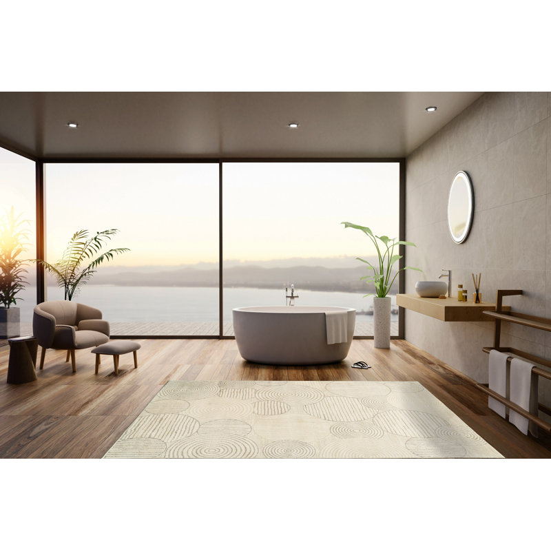 Tapis rectangulaire Dannylynn, Rectangle 6 pi 7 po x 9 pi 6 po