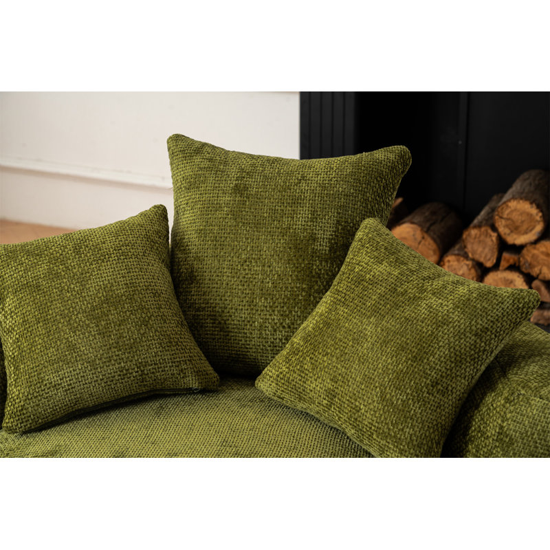 Foam Bean Bag Chairs For Adults/Teens With Filling, Olive Green