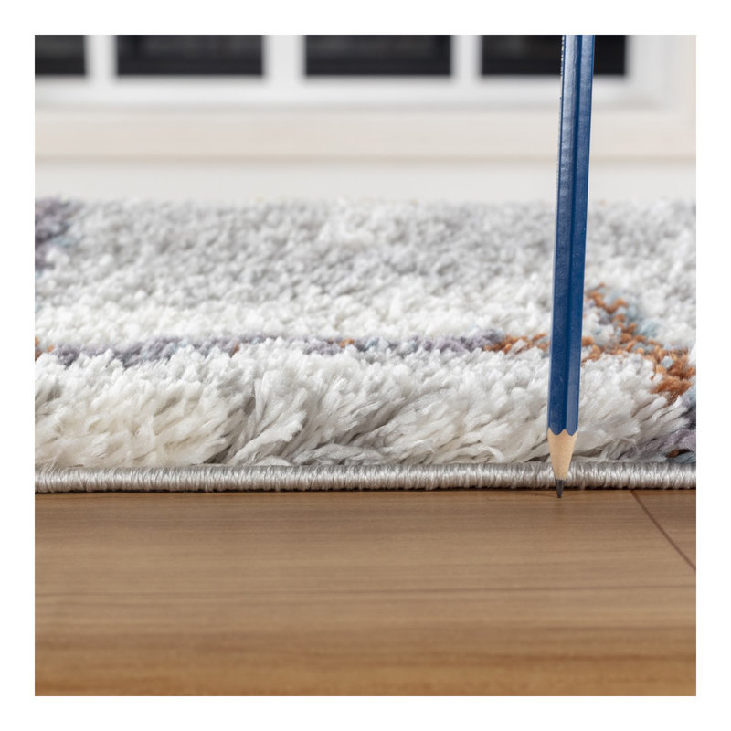 Tapis à poils longs L_GZ_100, Rectangle 7 pi 10 po x 9 pi 10 po