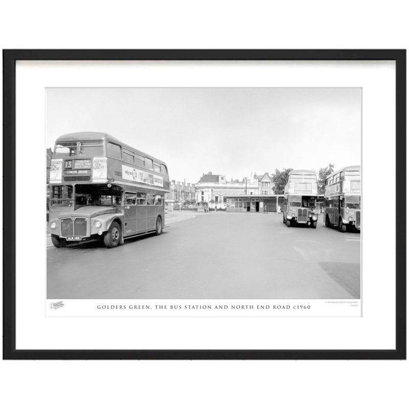 Golders Green, The Bus Station And North End Road C1960 by Francis Frith - Single Picture Frame Print