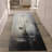 Plush Pile Soft Printed Rug with Intricate Floral Design for a Sophisticated Touch in Your Living Room or Bedroom-1963646517