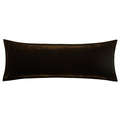 Stella Faux Silk Velvet Romantic Western 14x42 inch Long Ruffled Accent Pillow