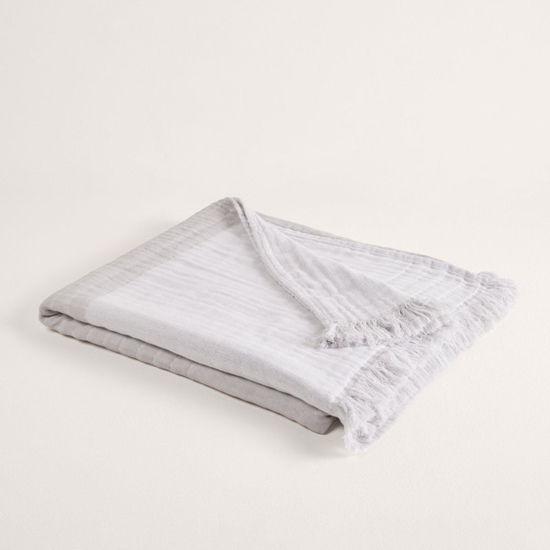 Madura Throw, Pale Grey, W180 x L280cm