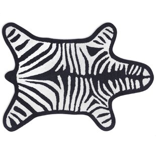 Zebra Cotton Reversible Bath Mat