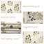 Ensemble de 4 serviettes en tissu 100% coton tissé gaufré Block Print-1058706963