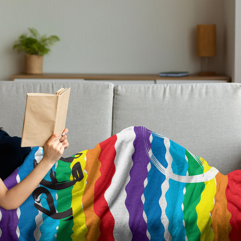 Hand Woven Throw Blanket, 50" x 70"