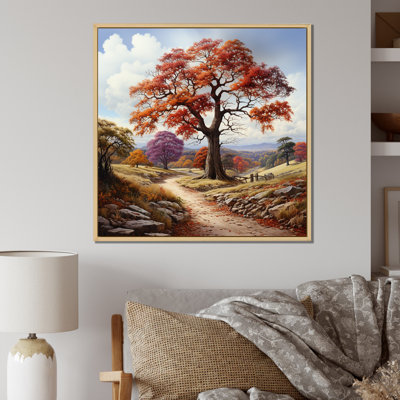 Automne splendeur sycomore arbres - arbre sycomore art mural