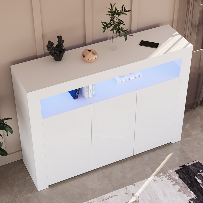 Muskoka 130cm Sideboard, White