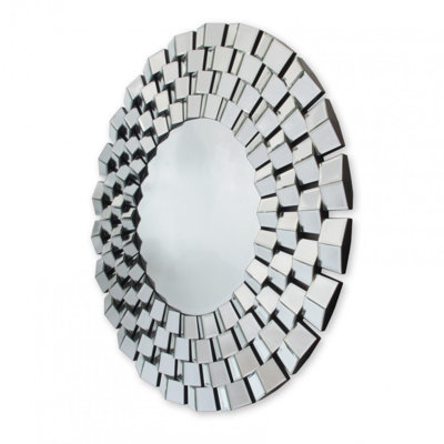 Cherain Glass Flat Wall Mirror