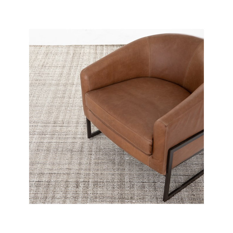 Amaud Area Rug in Brown/Cream, Rectangle 8' x 10'