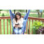 Chaise hamac suspendue en polyester Almeric