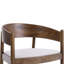 Maplen Walnut Effect Sold Wood Dining Chair-327615908