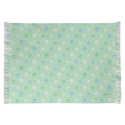 Tapis à rayures petits gâteaux green area Mcguigan