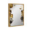 Golden Floral Love Animals Framed Mirror by Oliver Gal-19993310