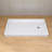60 In. L X 32 In. W Single Threshold Shower Pan Base With Right Drain In High Gloss White