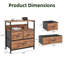 Birkner 58cm W Metal Bedside Table