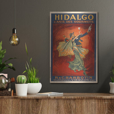 «Hildago-Dancers» par Vintage Posters, art mural en métal, 12 po x 16 po