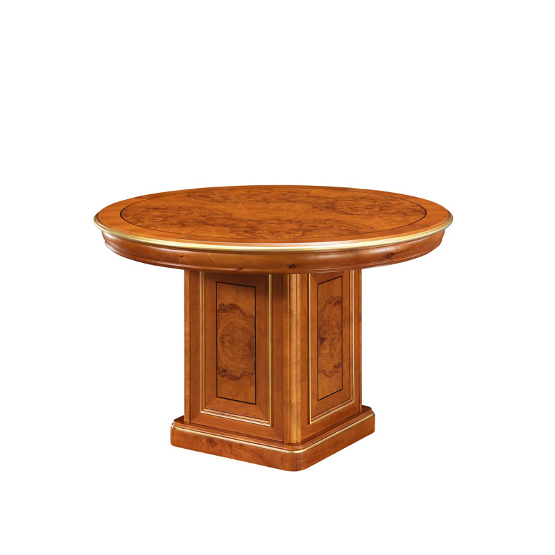 Beech Round Solid Wood Dining Table