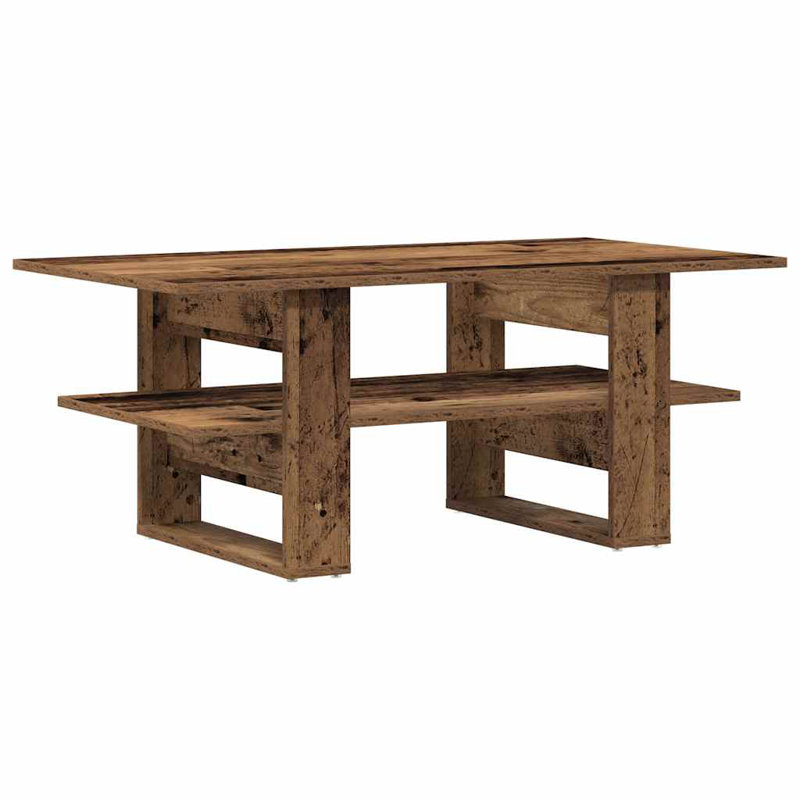 Table basse Table basse en bois d'ingénierie, Bois ancien