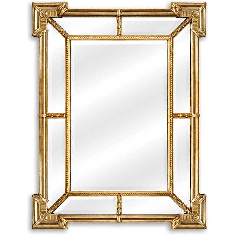 Miroir décoratif biseauté traditionnel The Tarkington, 53 po x 41 po