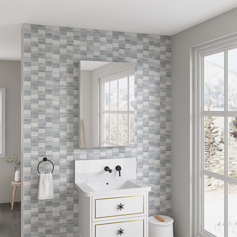 Armoire à pharmacie sans cadre avec bords biseautés et rangement spacieux, l 24 po x H 36 po, idéale pour les salles de bain modernes