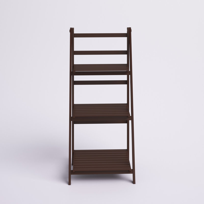 Nickalis Bamboo Bathroom Shelves, Espresso