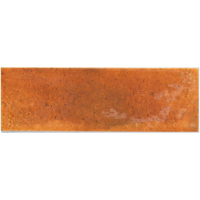 Carreau de céramique simple métro L 2,58 po x L 7,9 po, Rouge