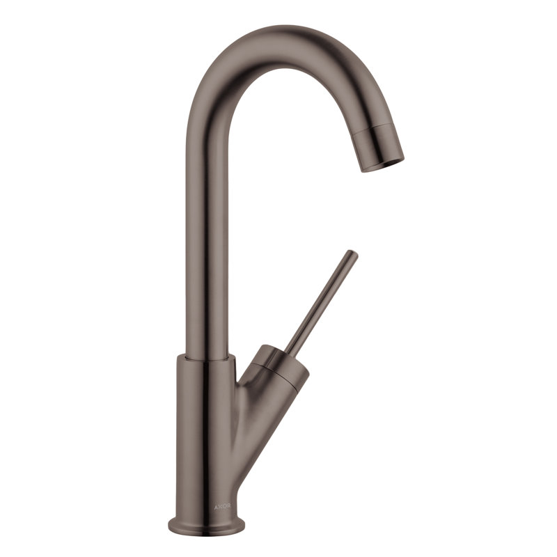 AXOR Starck Single Handle Kitchen Faucet, Brushed Black Chrome