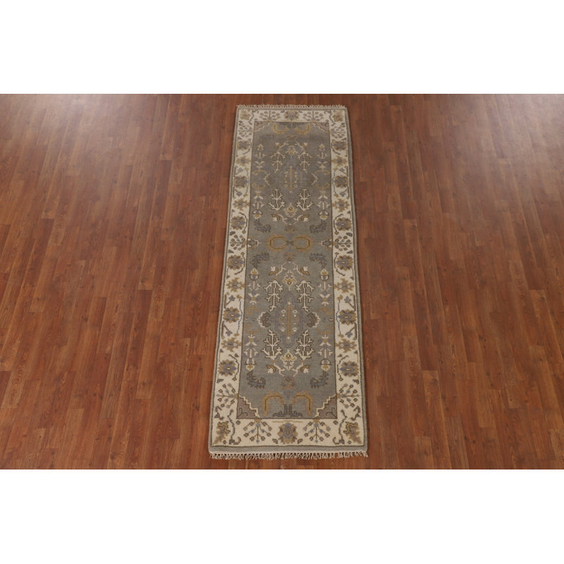 Tapis de couloir oriental Oushak 3 x 8