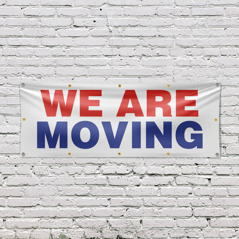 We Are Moving Banner