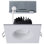 10 Watt LED Direct Wire Downlight Remote Driver CCT Selectable Dimmable Square White Finish