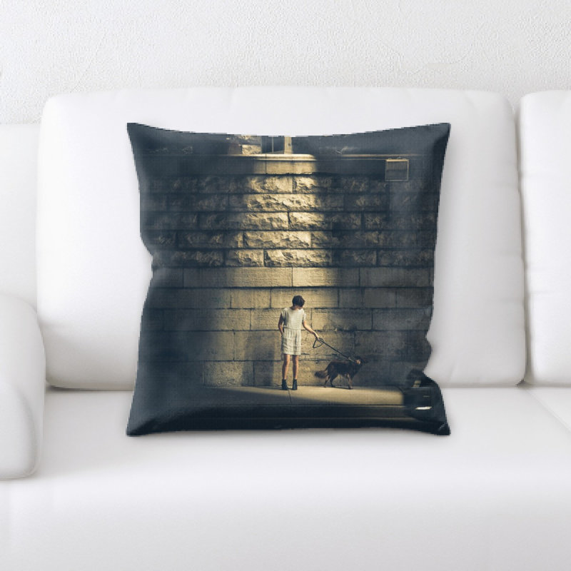Microsuede Throw Pillow