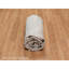 Tapis oriental gris clair 8 pi 1 po x 10 pi 2 po avec des couleurs douces, tissage népalais, conception moderne, laine naturelle non teinte, rasé, ton sur ton, noué à la main