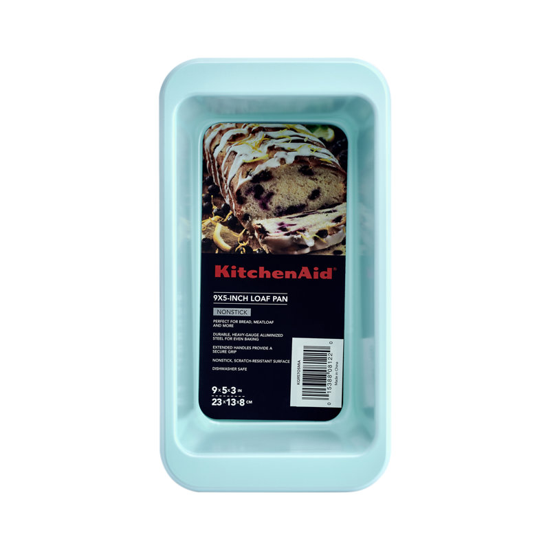 9X5in Nonstick Aluminized Steel Loaf Pan, Pistachio, Mineral Water