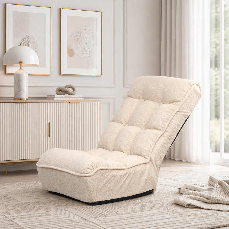 Fauteuil inclinable simple, White-1