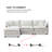 Comfortable Modular Chenille Sectionals, L-shaped Sofa For Home