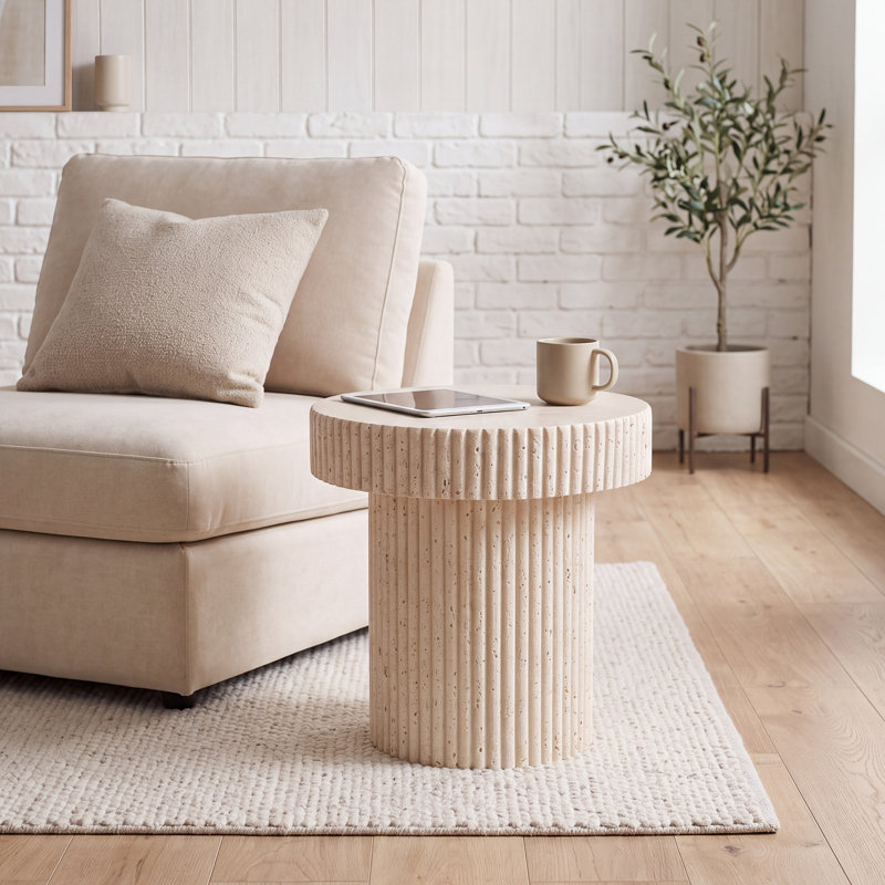 Table d'appoint 19,7 po, Rond