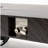 54-inch iron fire pit table (stone)
