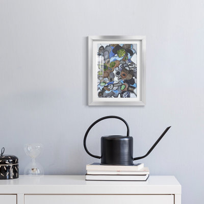 Catalina Island Blue Glass -Framed Print