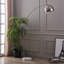 Hartfield 173cm Arched Floor Lamp Arc Floor Lamp with Bell Metal Shade and Solid Marble Base-565722512-565722519